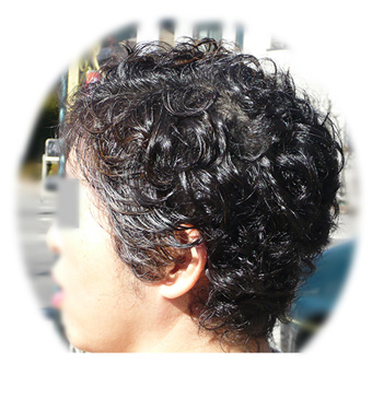 ヘアケア前の写真